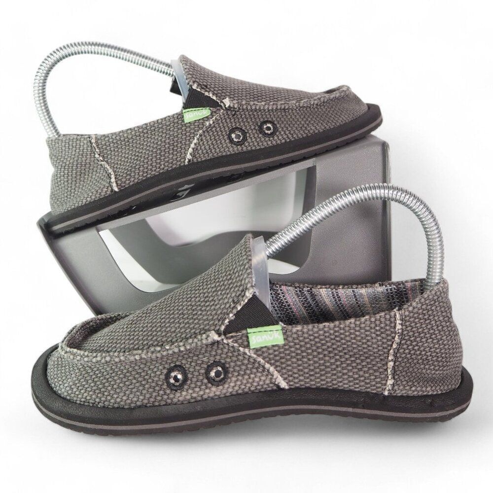 Sanuk Vagabond‎ Slip-on Casual Shoes "Black" SBF1061Y Youth 4